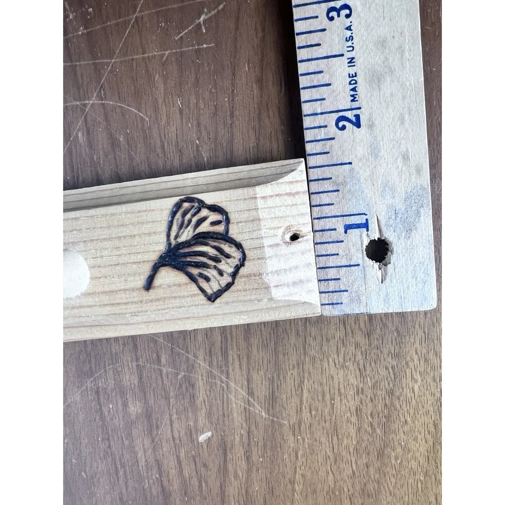 Wood‎ Peg Rack Pegs Wall Hanging Jewelry Keys Ginkgo Art